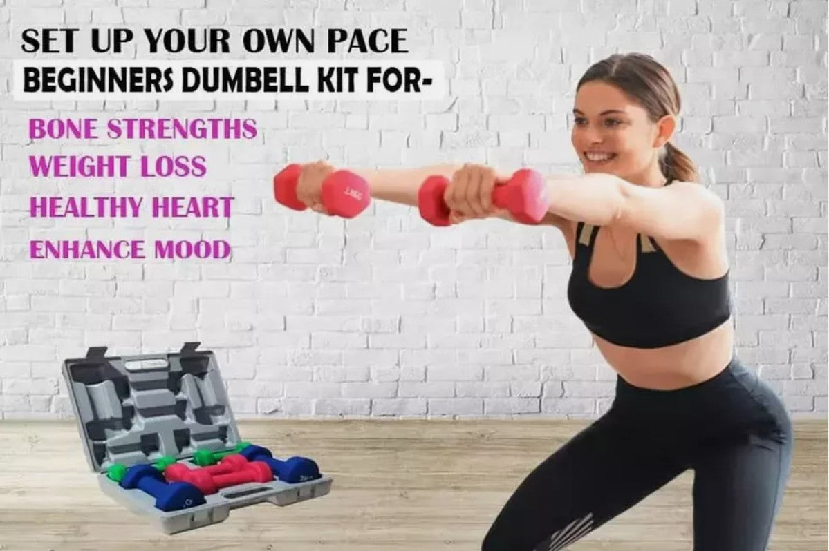 12kg Neoprene Dumbbells