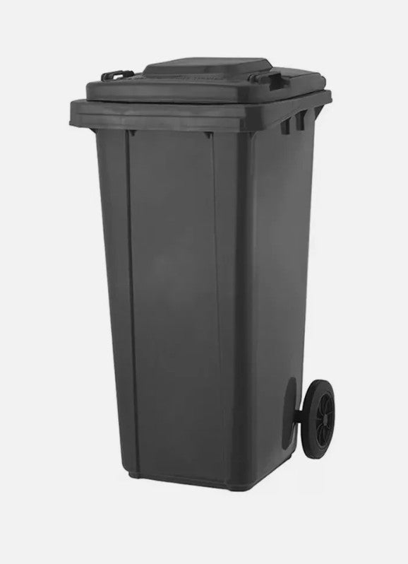 Outdoor Wheelie Bin Trash Can Large 100L 120L EN840 Rubbish Waste Dustbin