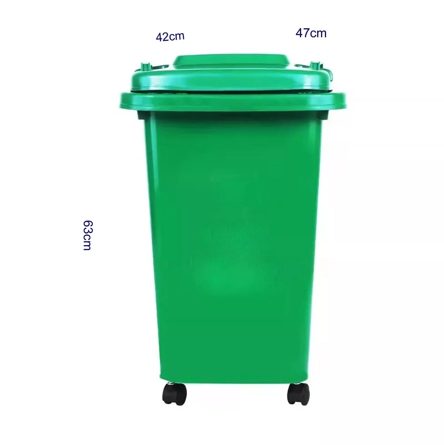 Recycling Wheelie Bin Dustbin Rubbish Waste Trash Kitchen Home Office 30L 50L