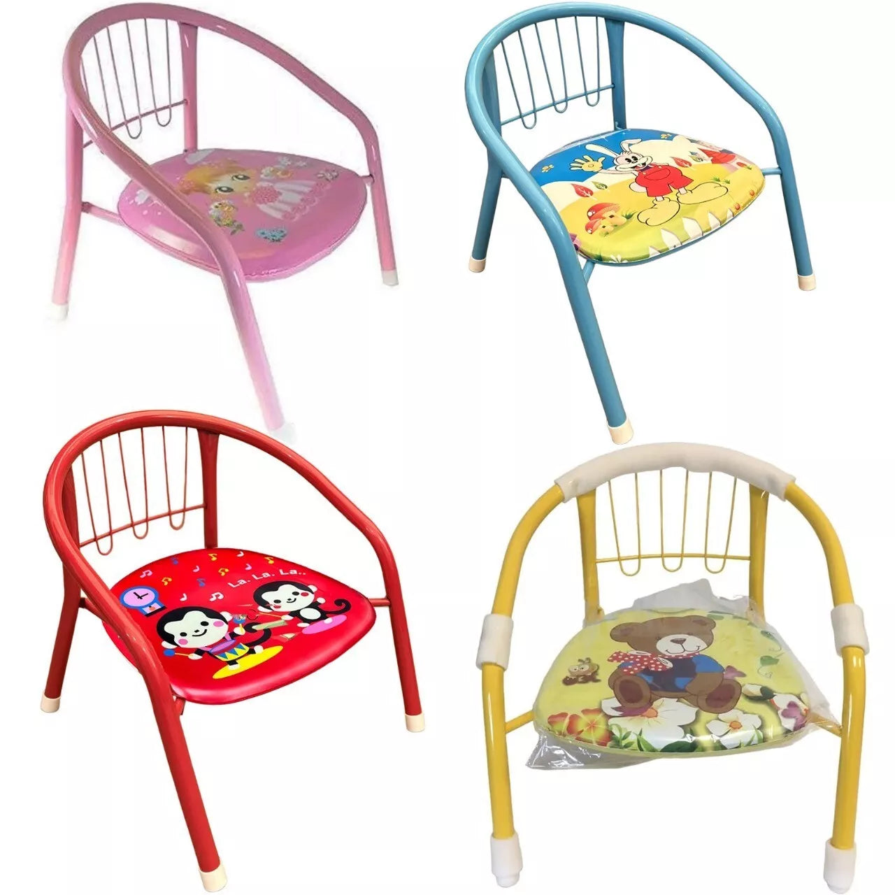 Kids Chair Sturdy Metal Indoor Outdoor Children Toddler Child Chair Seat
