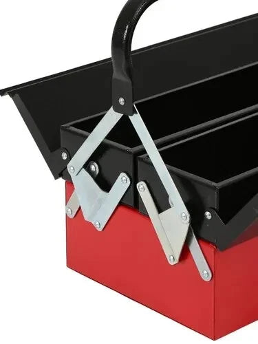 Tool Box Heavy Duty Metal Cantilever 3 Tray Storage Large ToolBox New