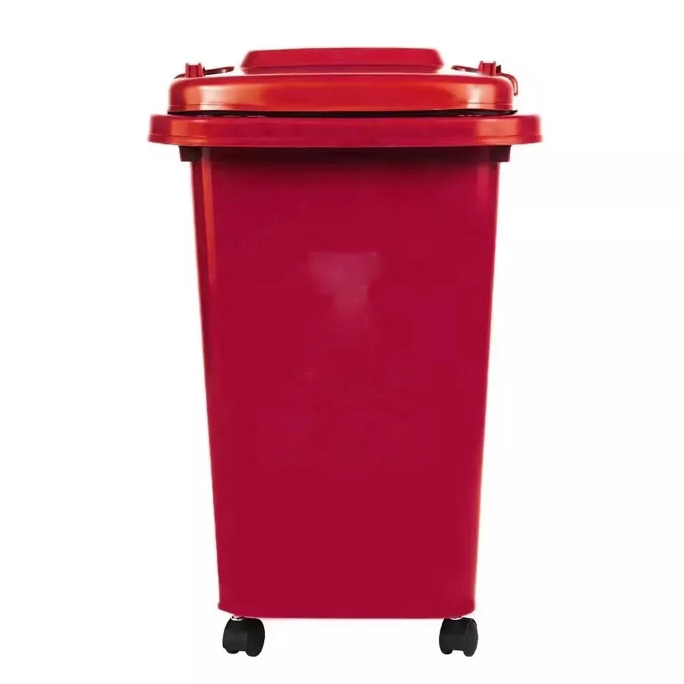 Recycling Wheelie Bin Dustbin Rubbish Waste Trash Kitchen Home Office 30L 50L