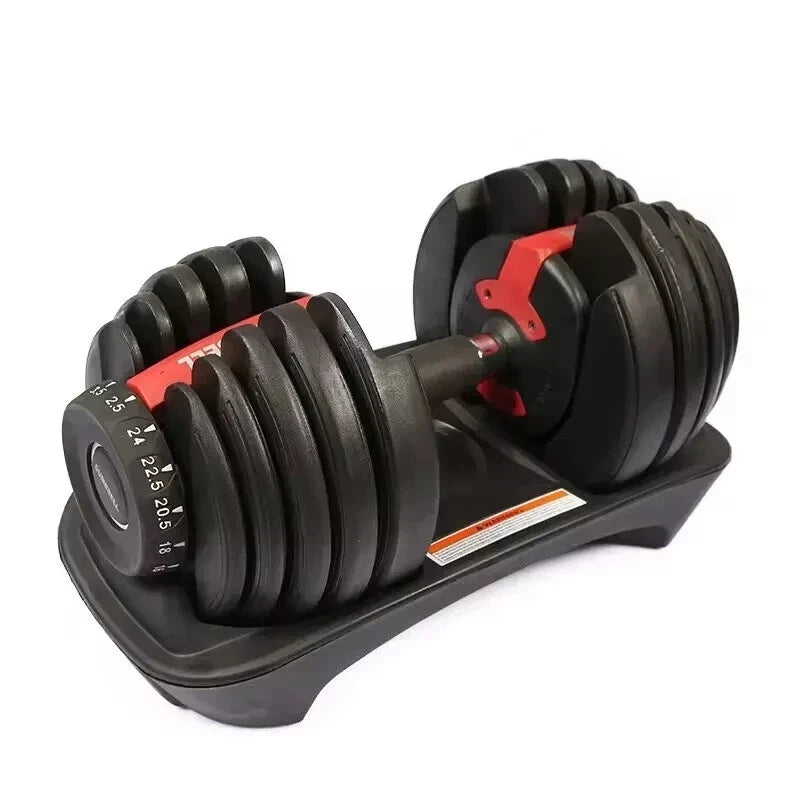 Adjustable Dumbbell 24 kg Home Gym Quick Dial Smart Exercise Fitness