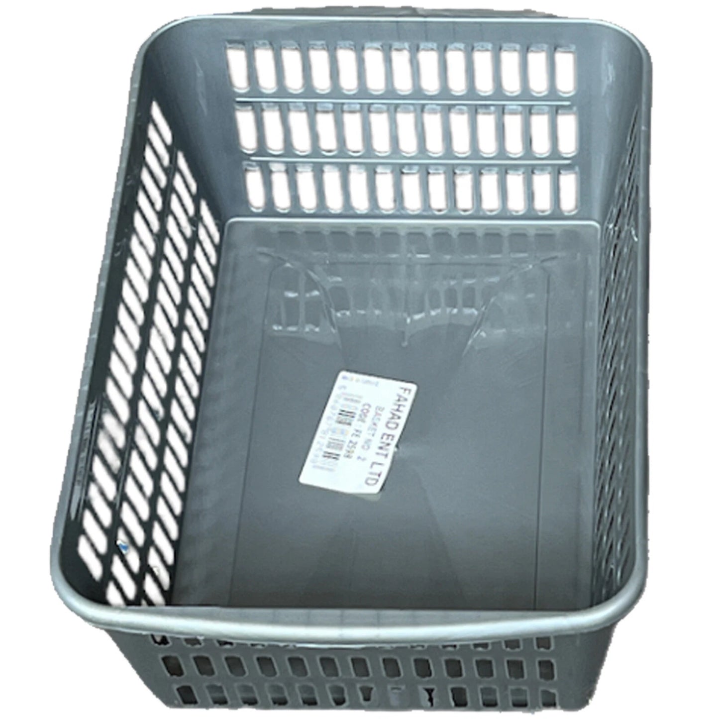 10x Plastic Storage Baskets – Handy Organizer Crates for Kitchen, Office, Bathroom