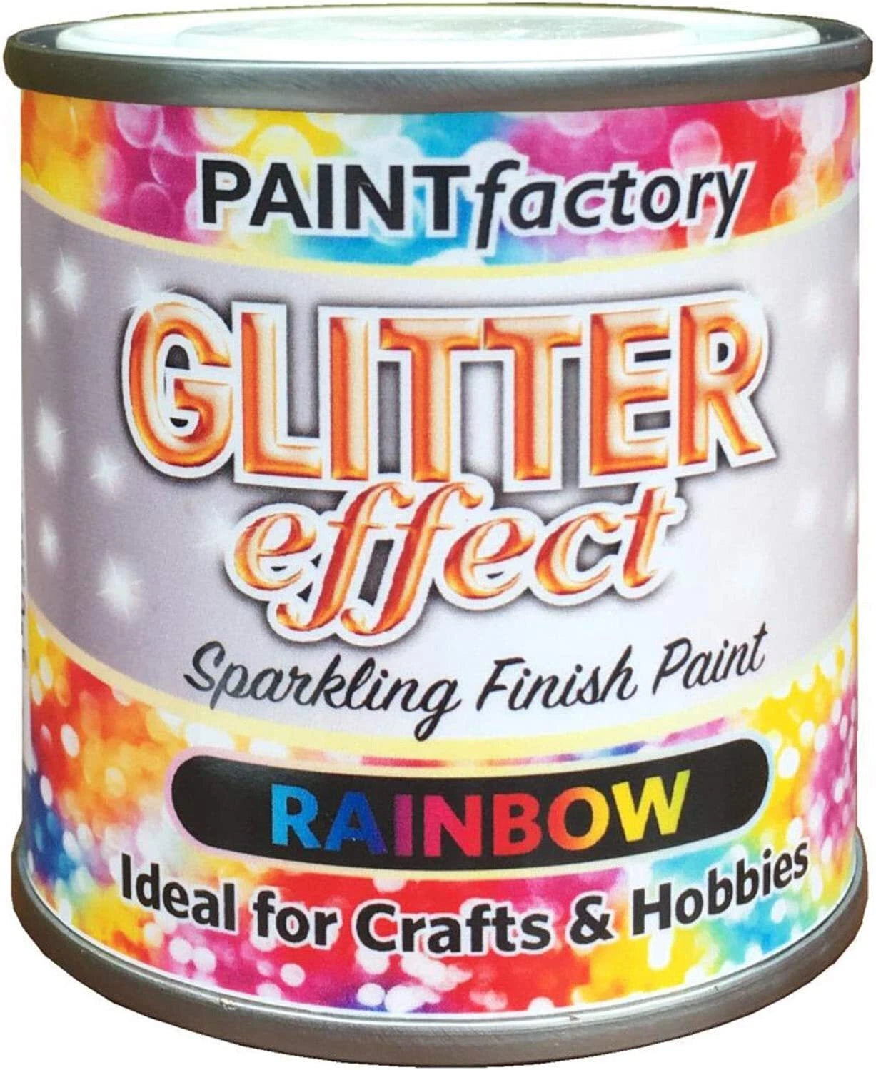Rainbow Glitter Paint 125ml – Sparkling Finish for Interior & Exterior Surfaces