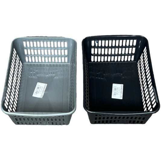 10x Plastic Storage Baskets – Handy Organizer Crates for Kitchen, Office, Bathroom