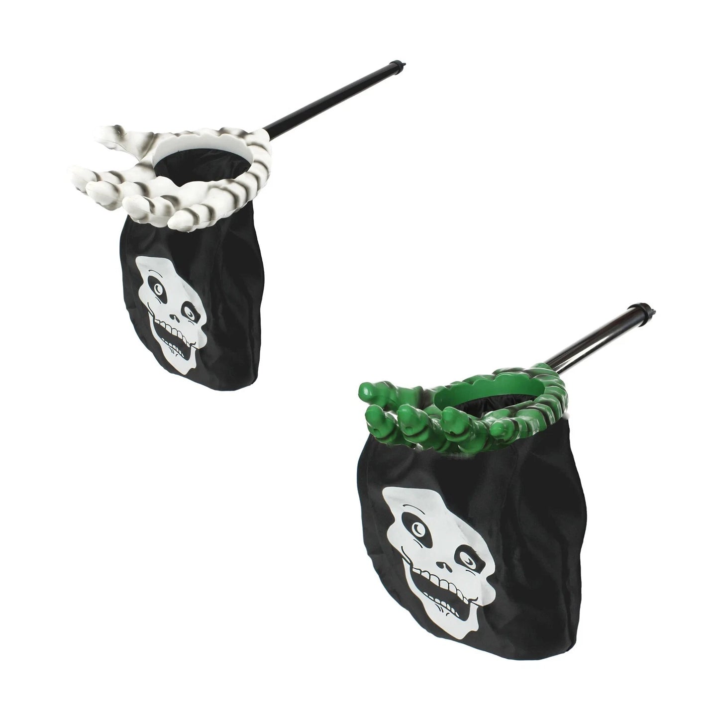 2x Skeleton Hand Halloween Trick or Treat Bags for Kids