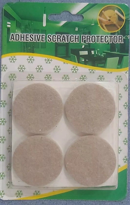 8x SELF ADHESIVE FELT STICKY PADS FURNITURE FLOOR PROTECTORS SCRATCH PROTECTOR