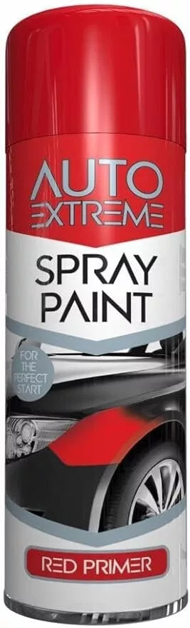 Red Spray Paint Auto Extreme AX Spray Primer 250ML Interior & Exterior Use