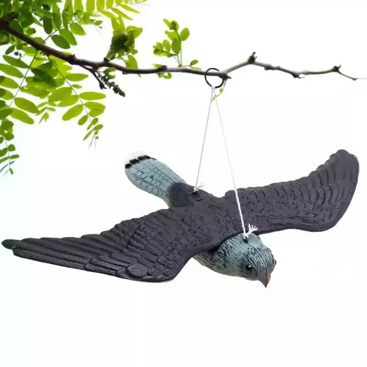 HAWK DECOY BIRD PEST DETERRENT CAT REPELLER POND SCARER ORNAMENT
