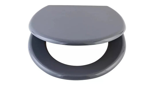 18" MDF UNIVERSAL BATHROOM WC TOILET SEAT QUICK EASY FIT WOODEN 18INCH