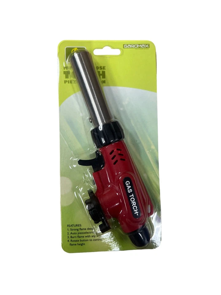 Butane Gas Blow Torch Flamethrower Burner Welding Camping BBQ Tool Auto Ignition