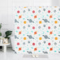 Curtain Shower 100% PEVA Waterproof Bathroom Mould Free 12 Rings 180 x 180cm