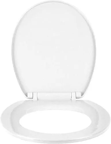 18" MDF UNIVERSAL BATHROOM WC TOILET SEAT QUICK EASY FIT WOODEN 18INCH