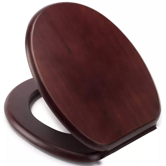18" MDF UNIVERSAL BATHROOM WC TOILET SEAT QUICK EASY FIT WOODEN 18INCH