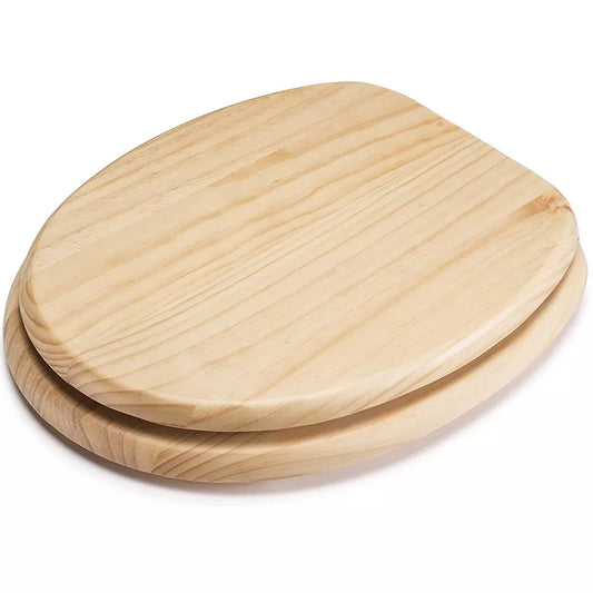 18" MDF UNIVERSAL BATHROOM WC TOILET SEAT QUICK EASY FIT WOODEN 18INCH