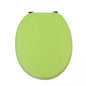 18" UNIVERSAL BATHROOM MDF WC TOILET SEAT NOVELTY EASY FIT +FITTINGS WOODEN W/C