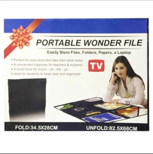 Portable Wonder File Holder Paper Craft Laptop File Organizer Storage Folder New